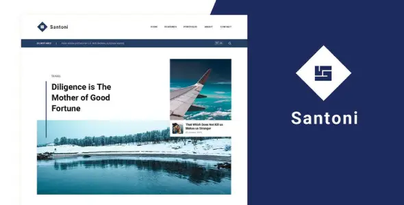 Santoni – Blog & Magazine Elementor Template Kit