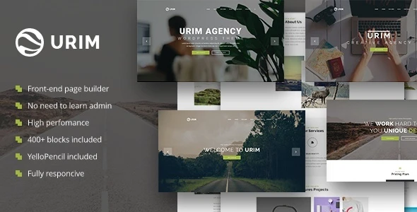 Urim – Creative Agency WordPress Theme